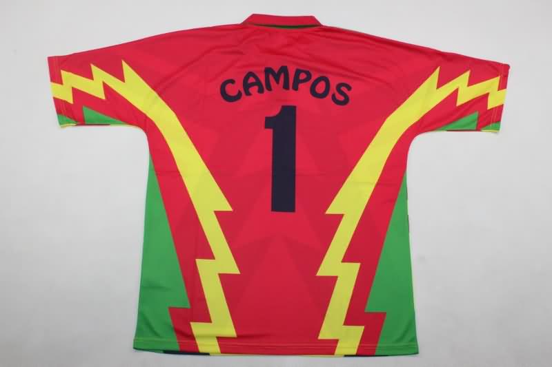 Thailand Quality(AAA) 1994 Mexico Goalkeeper Colorful Retro Soccer Jersey