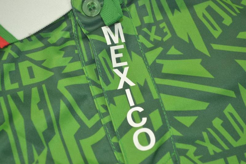 Thailand Quality(AAA) 1994 Mexico Home Retro soccer Jersey