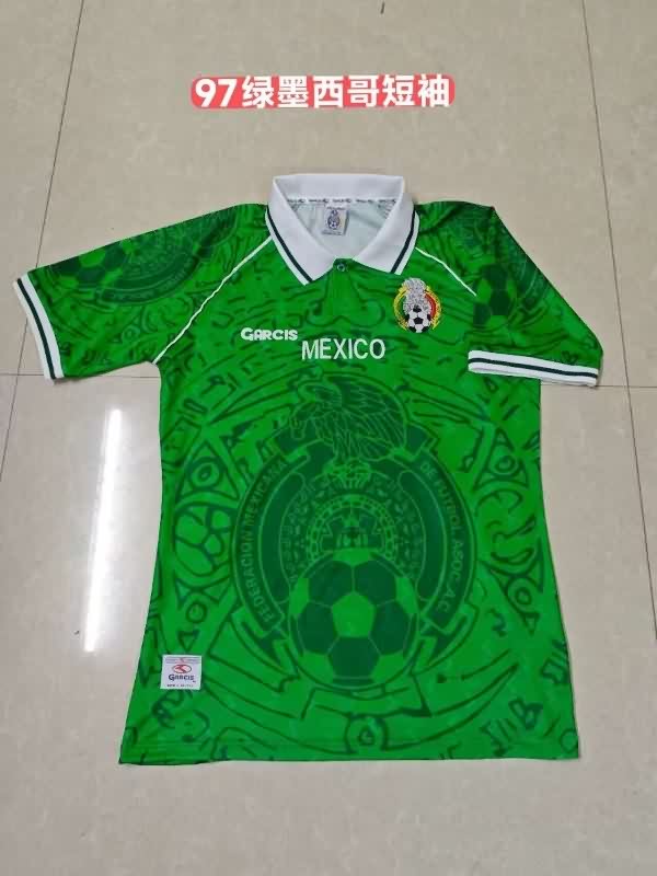 Thailand Quality(AAA) 1997 Mexico Home Retro Soccer Jersey Thailand Quality(AAA) 1997 Mexico Home Retro Soccer Jersey