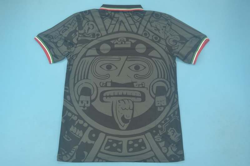 Thailand Quality(AAA) 1998 Mexico Black Retro soccer Jersey