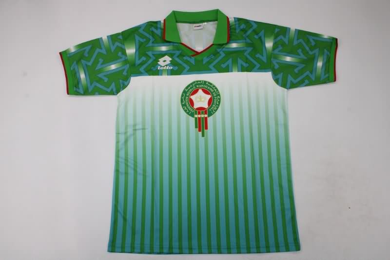 Thailand Quality(AAA) 1994/95 Morocco Away Retro Soccer Jersey Thailand Quality(AAA) 1994/95 Morocco Away Retro Soccer Jersey