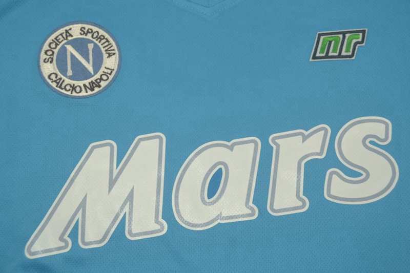 Thailand Quality(AAA) 1988/89 Napoli Home Retro Soccer Jersey