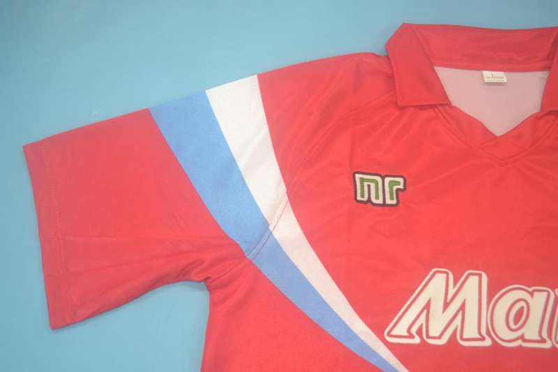 Thailand Quality(AAA) 1990/91 Napoli Away Retro Soccer Jersey