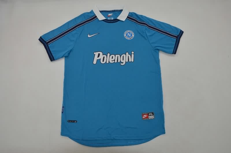 Thailand Quality(AAA) 1998/99 Napoli Home Retro Soccer Jersey Thailand Quality(AAA) 1998/99 Napoli Home Retro Soccer Jersey