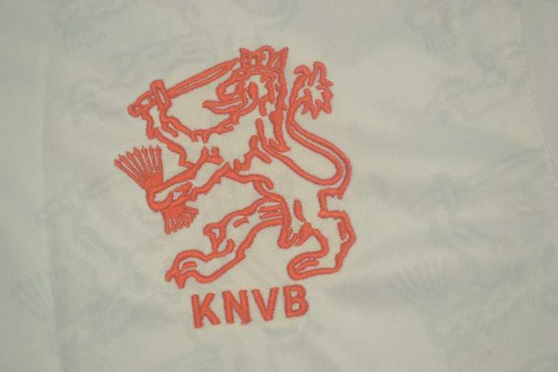 Thailand Quality(AAA) 1995 Netherlands Away Retro Soccer Jersey