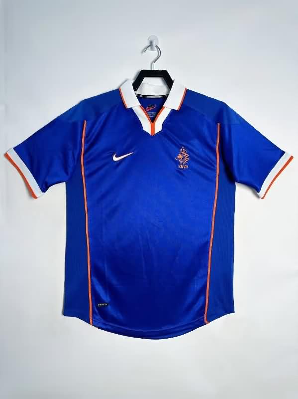 Thailand Quality(AAA) 1998 Netherlands Away Retro Soccer Jersey