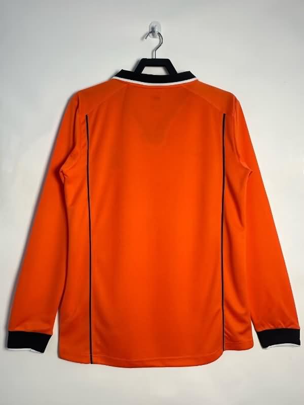 Thailand Quality(AAA) 1998 Netherlands Home Long Sleeve Retro Soccer Jersey