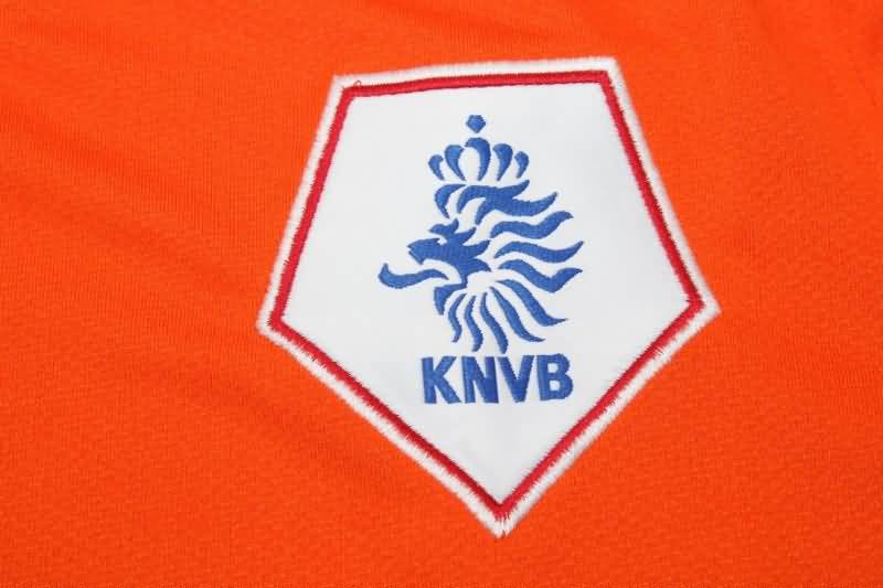 Thailand Quality(AAA) 2008 Netherlands Home Retro Soccer Jersey