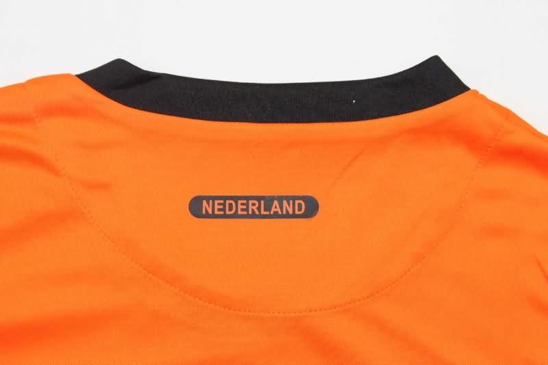 Thailand Quality(AAA) 2010 Netherlands Home Retro Soccer Jersey