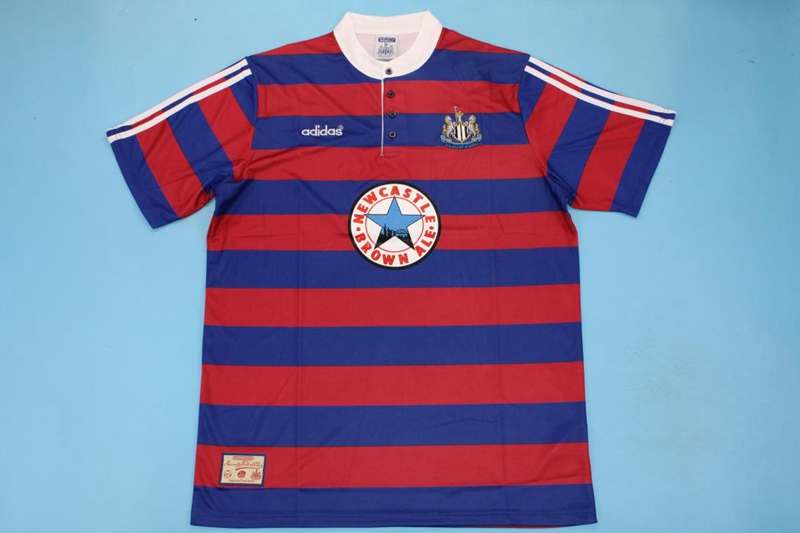 Thailand Quality(AAA) 1995/96 Newcastle United Away Retro Soccer Jersey