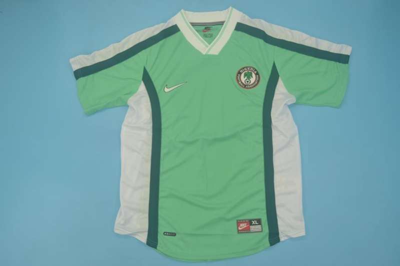 Thailand Quality(AAA) 1998 Nigeria Home Retro Soccer Jersey