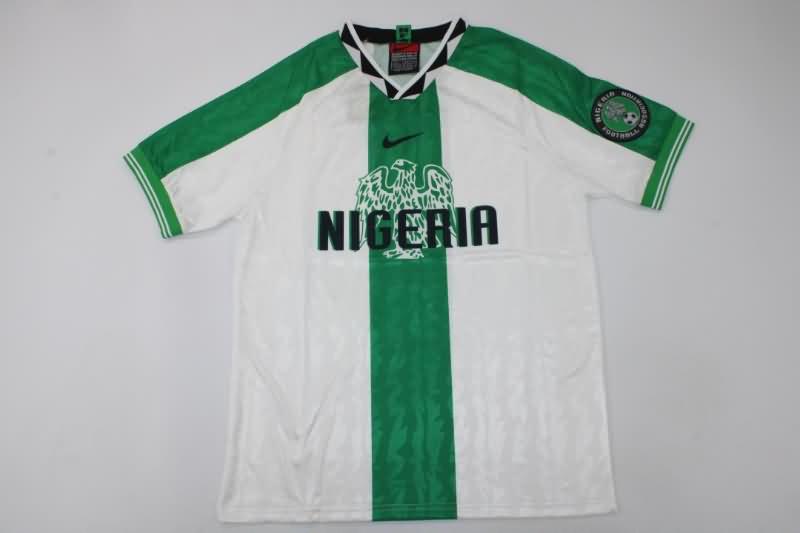 Thailand Quality(AAA) 1996/98 Nigeria Retro Away Soccer Jersey