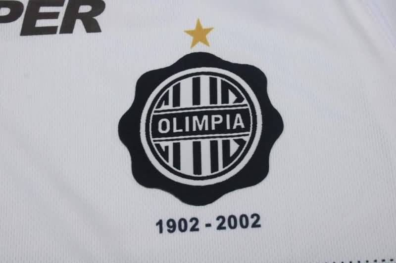 Thailand Quality(AAA) 2002 Olimpia Home Retro Soccer Jersey