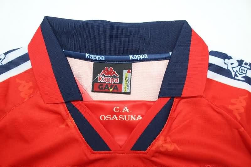 Thailand Quality(AAA) 1996/97 Osasuna Home Retro Soccer Jersey