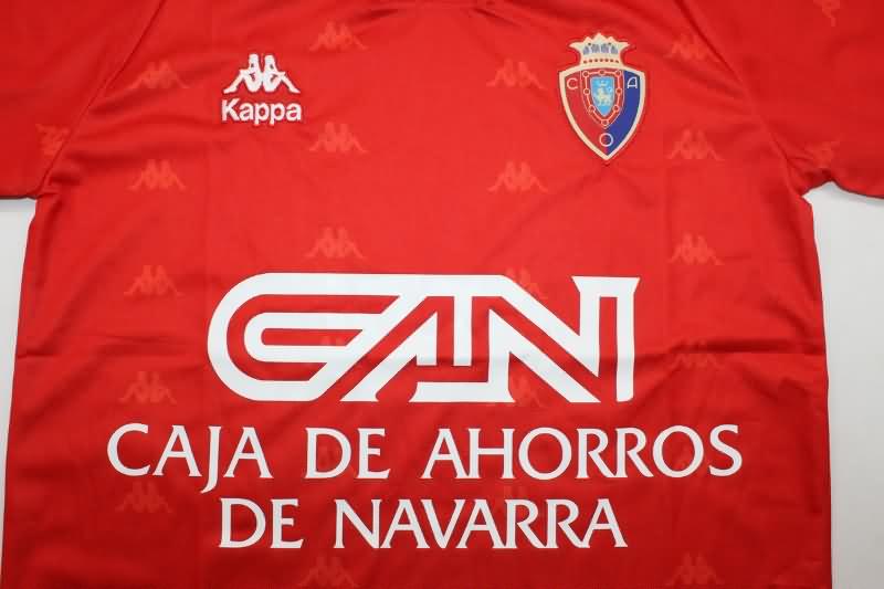 Thailand Quality(AAA) 1996/97 Osasuna Home Retro Soccer Jersey