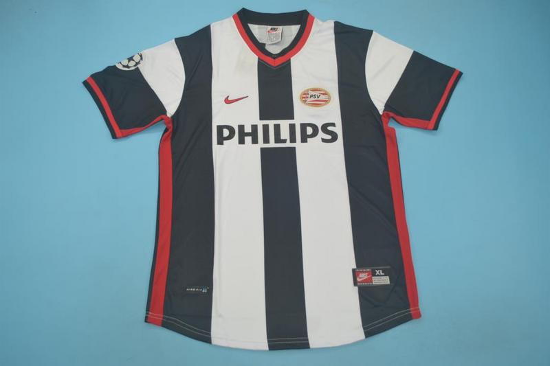 Thailand Quality(AAA) 1998/99 PSV Eindhoven Away Retro Soccer Jersey