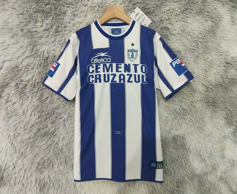 Thailand Quality(AAA) 2001/02 Pachuca Home Retro Soccer Jersey