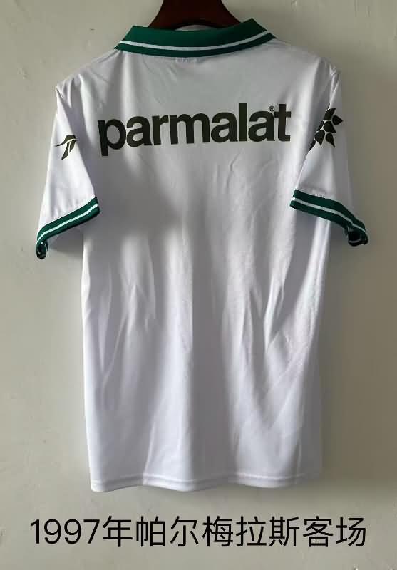 Thailand Quality(AAA) 1997 Palmeiras Away Retro Soccer Jersey