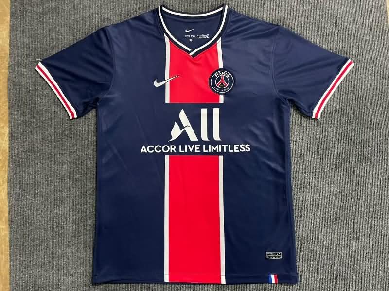Thailand Quality(AAA) 2020/21 Paris St Germain Home Retro Soccer Jersey