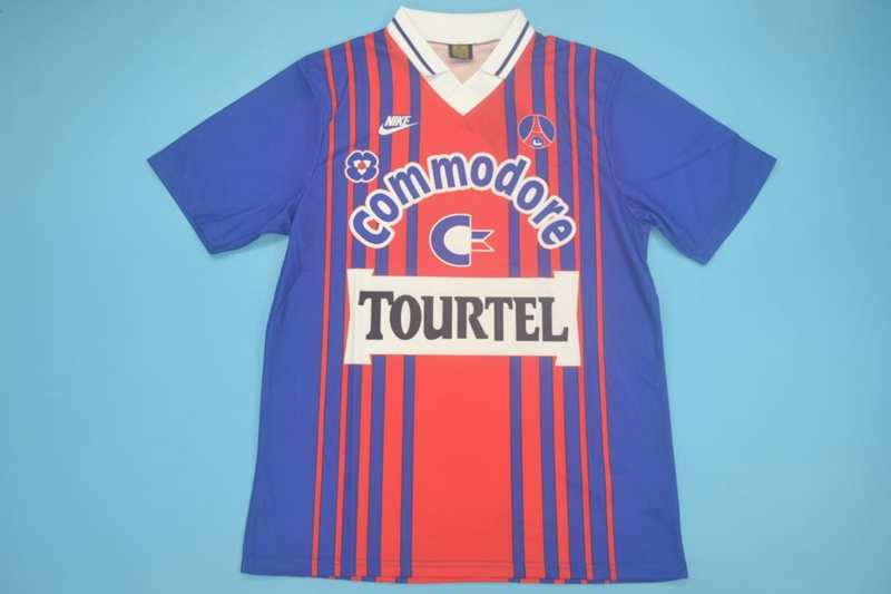 Thailand Quality(AAA) 1993/94 Paris St German Home Retro Soccer Jersey