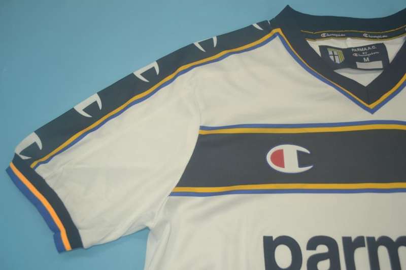 Thailand Quality(AAA) 2002/03 Parma Away Retro Soccer Jersey