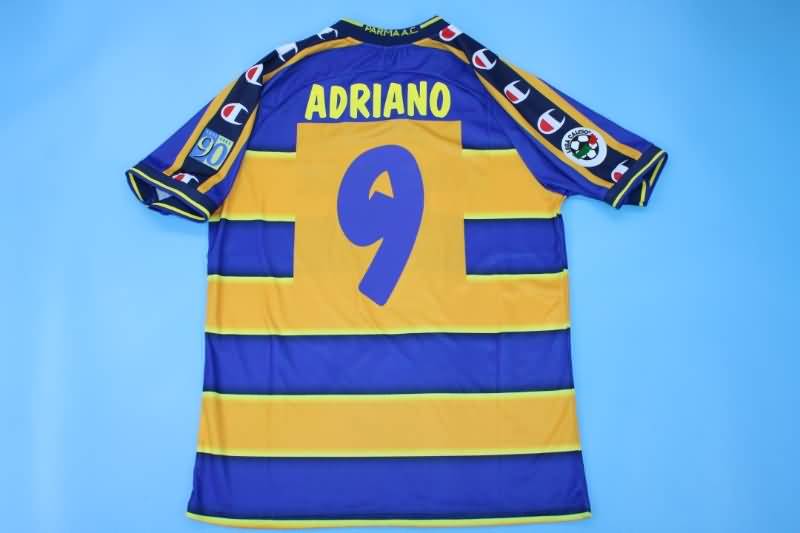 Thailand Quality(AAA) 2002/03 Parma Home Retro Soccer Jersey