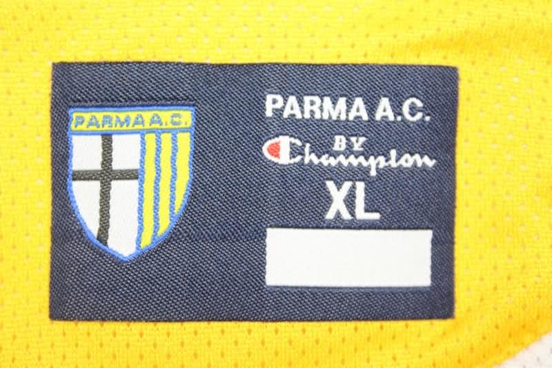 Thailand Quality(AAA) 2003/04 Parma Away Retro Soccer Jersey