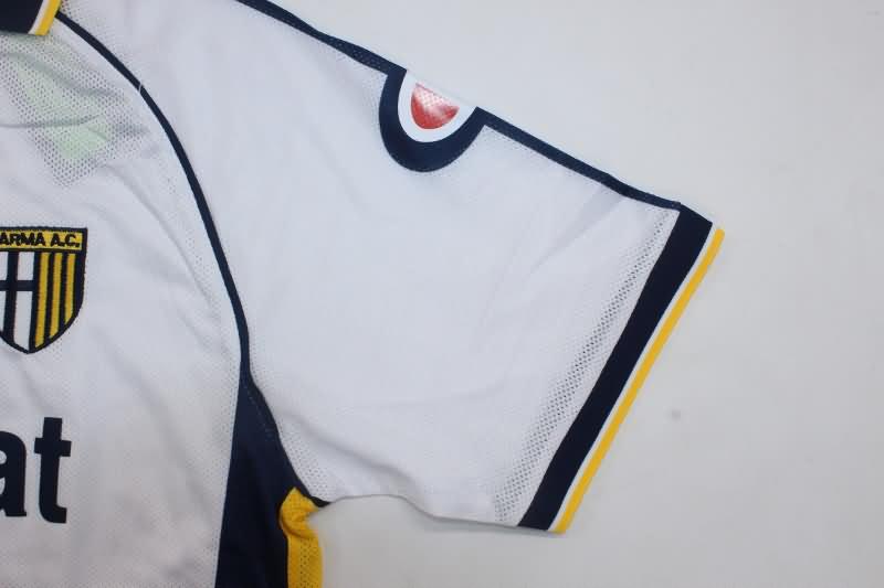 Thailand Quality(AAA) 2003/04 Parma Away Retro Soccer Jersey