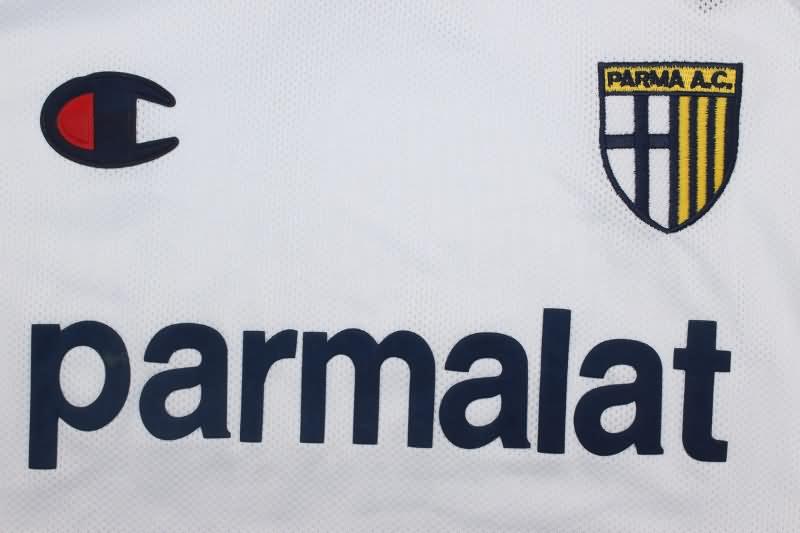 Thailand Quality(AAA) 2003/04 Parma Away Retro Soccer Jersey