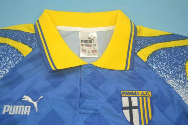 Thailand Quality(AAA) 1995/97 Parma Away Retro Soccer Jersey