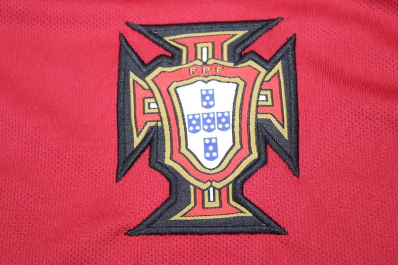 Thailand Quality(AAA) 2006/08 Portugal Home Retro Soccer Jersey