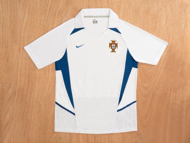 Thailand Quality(AAA) 2002 Portugal Away Retro Soccer Jersey Thailand Quality(AAA) 2002 Portugal Away Retro Soccer Jersey