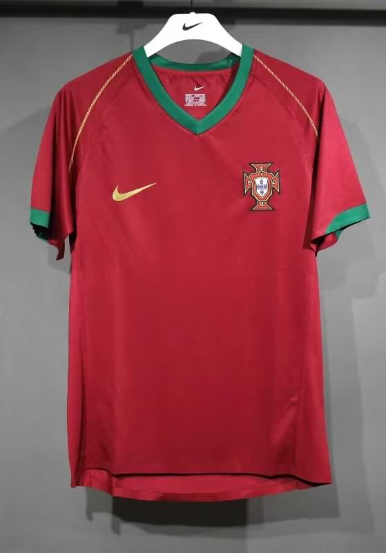 Thailand Quality(AAA) 2006 Portugal Home Retro Soccer Jersey (Player) Thailand Quality(AAA) 2006 Portugal Home Retro Soccer Jersey (Player)