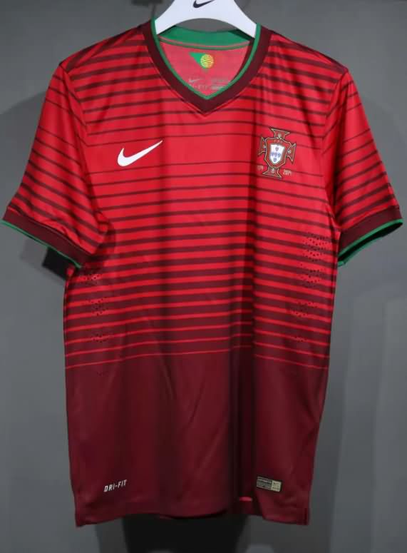Thailand Quality(AAA) 2014 Portugal Home Retro Soccer Jersey (Player) Thailand Quality(AAA) 2014 Portugal Home Retro Soccer Jersey (Player)