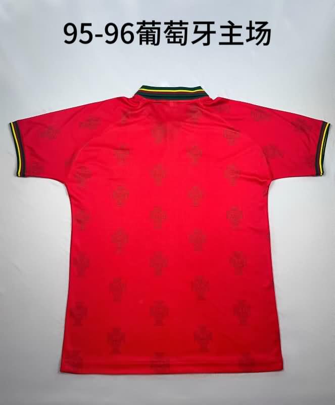 Thailand Quality(AAA) 1995/96 Portugal Home Retro Soccer Jersey