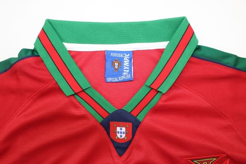 Thailand Quality(AAA) 1996/97 Portugal Home Retro Soccer Jersey