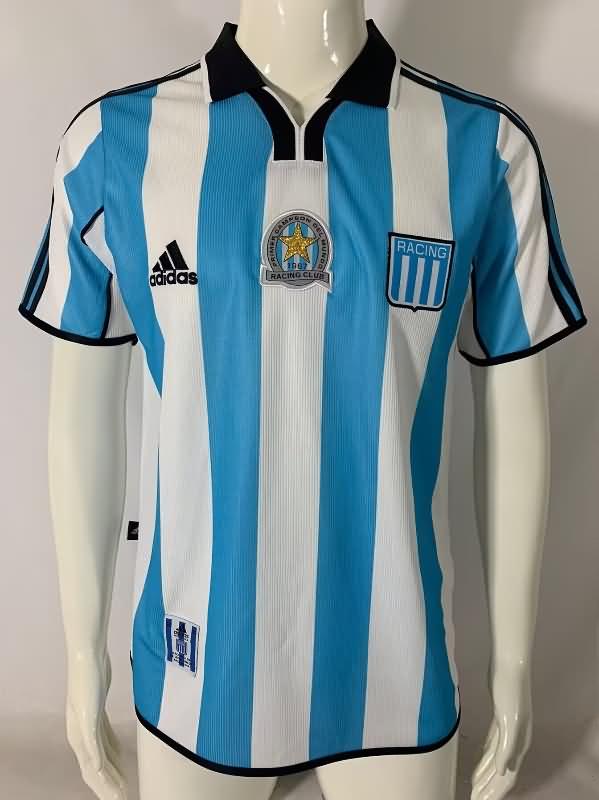 Thailand Quality(AAA) 2000/01 Racing Home Retro Soccer Jersey