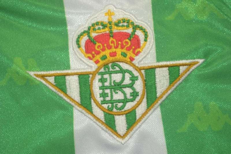 Thailand Quality(AAA) 1995/97 Real Betis Home Retro Soccer Jersey