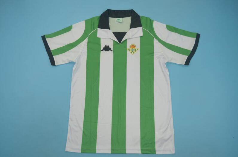 Thailand Quality(AAA) 1997/98 Real Betis Home Retro Soccer Jersey