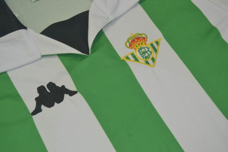 Thailand Quality(AAA) 1997/98 Real Betis Home Retro Soccer Jersey