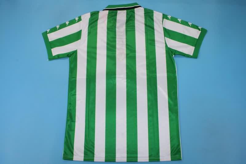 Thailand Quality(AAA) 1999/00 Real Betis Home Retro Soccer Jersey