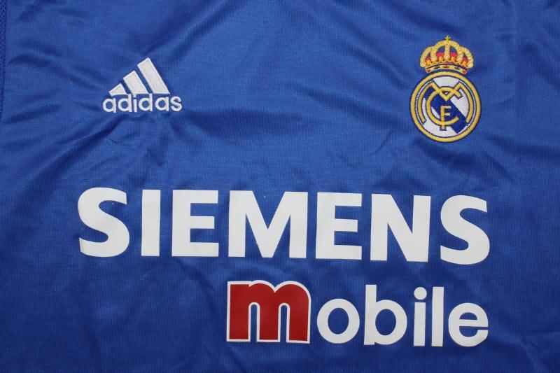 Thailand Quality(AAA) 2004/05 Real Madrid Third Retro Soccer Jersey