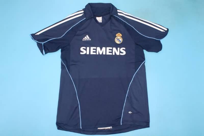 Thailand Quality(AAA) 2005/06 Real Madrid Away Retro Soccer Jersey
