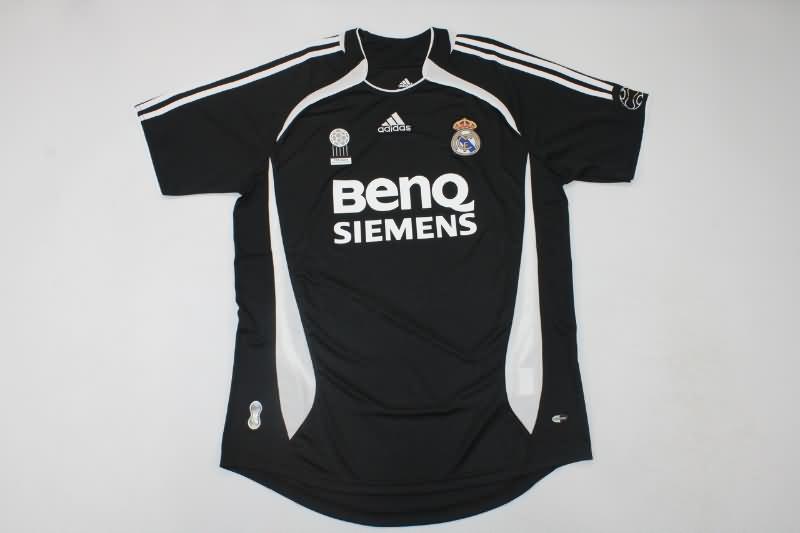 Thailand Quality(AAA) 2006/07 Real Madrid Away Retro Soccer Jersey
