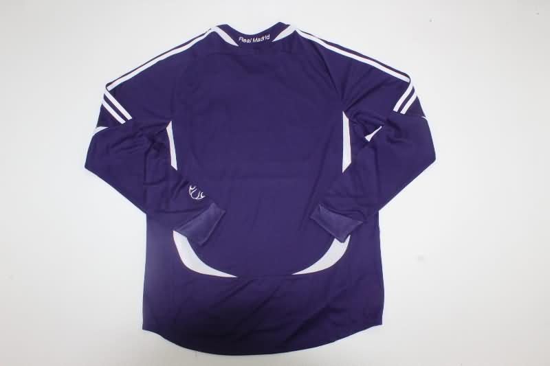 Thailand Quality(AAA) 2006/07 Real Madrid Third Long Sleeve Retro Soccer Jersey