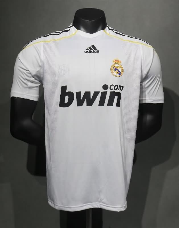 Thailand Quality(AAA) 2009/10 Real Madrid Home Retro Soccer Jersey (Player)