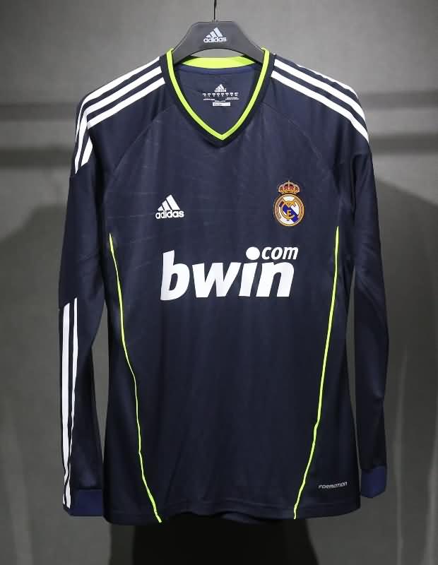 Thailand Quality(AAA) 2010/11 Real Madrid Away Long Retro Soccer Jersey (Player)