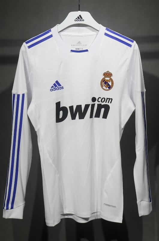 Thailand Quality(AAA) 2010/11 Real Madrid Home Long Retro Soccer Jersey (Player)