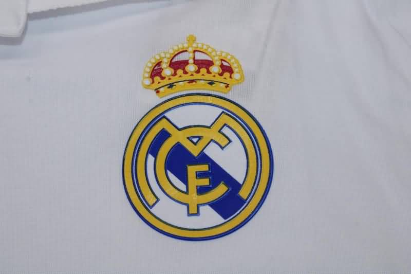 Thailand Quality(AAA) 2011/12 Real Madrid Home Long Retro Soccer Jersey