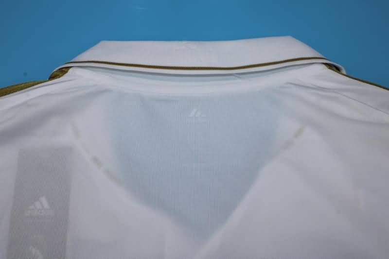 Thailand Quality(AAA) 2011/12 Real Madrid Home Long Retro Soccer Jersey